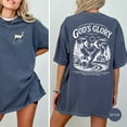 thumbnail image 5 of Christian Nature Shirt - "God’s Glory Is Displayed" Deer and Mountain Graphic Tee, Psalm 42:1 Bible Verse T-Shirt, 5 of 7