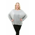 thumbnail image 6 of Women's Plus Size Long Sleeve Dolman Top, 6 of 7