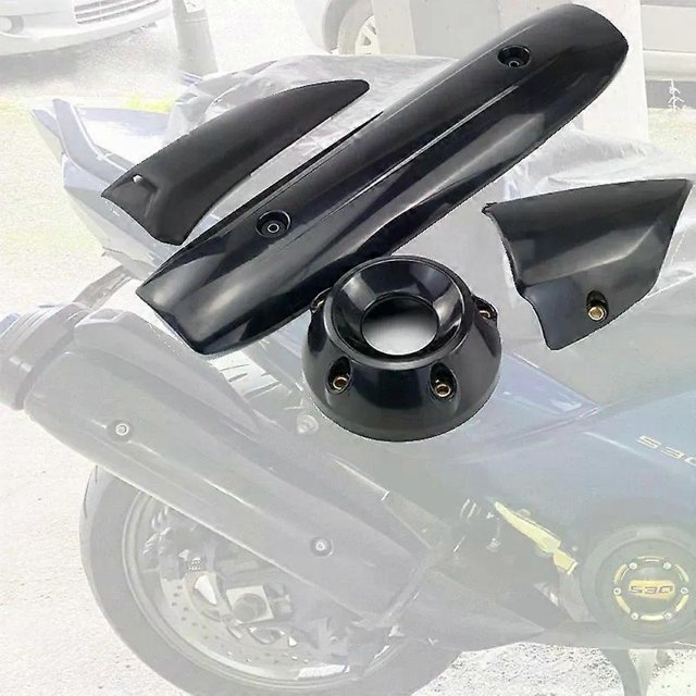 Fit for YAMAHA 2012 - TMAX530 T-MAX 530 Motorcycle Accessories Exhaust Pipe Cover Cowl XP530 TMAX 530 2013 2014 2015