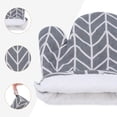 thumbnail image 6 of Unique Bargains Heat Resistant Oven Mitts and Pot Holders Sets 4 Pcs Gray 10.6x6.7 Inch, 6 of 7