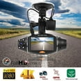 thumbnail image 1 of Driving recorder Dash Cam Car DVR Video Dash Cam, 1080P Dual Lens GPS Car Dashboard DVR Camera Video Recorder Dash Cam G-Sensor Night Vision, 1 of 9
