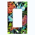 thumbnail image 5 of Metal Light Switch Plate Cover Red Lotus Pod Plant Leaves Green FLW023, 5 of 36