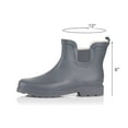 thumbnail image 3 of Norty Women’s Ankle High Rain Boots – Waterproof 6 inch Rubber Winter Spring and Garden Boots - runs a 1/2 size large, 3 of 5