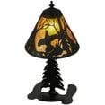 thumbnail image 5 of Meyda Tiffany 158357 Ruffed Grouse 17" Tall Buffet Table Lamp - Amber Mica / Black, 5 of 5