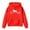 Red, variant on Kiijoy Toddler Girls Horse Graphic Hoodie Casual Sports Hooded Sweatshirt, Sizes 4-5
