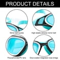 thumbnail image 3 of Gafas de natación para adultos, lentes de natación de alta definición, impermeables, a prueba de niebla, con montura grande, 3 of 5