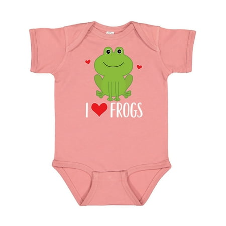 

Inktastic I Love Frogs Gift Gift Baby Boy or Baby Girl Bodysuit