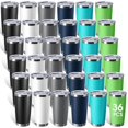 thumbnail image 1 of Vaso Sieral de acero inoxidable, 600 ml, 36 unidades, multicolor, 1 of 6