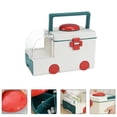 thumbnail image 4 of First Aid Storage Box Plastic Family Medicine Storage Case Household Drug Holder, 4 of 7