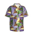 thumbnail image 2 of Daiia German Shepherd Dog Hawaiian Shirt for Men Gentle Cotton Regular Short Sleeve Casual-XX-Large, 2 of 9