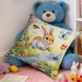 thumbnail image 5 of Pillow Covers 18x18, Easter Decorations Throw Pillow Covers, Spring Decor for Home Bedroom Couch Cushion Cover, Multicolor, 5 of 7