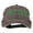 Brown, variant on Four Leaf Clover Good Luck Embroidered Washed Cap - Black OSFM