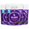 OLLY Sleep Gummy Supplement 3-Pack, 3mg Melatonin, L-Theanine, Chamomile, Blackberry Flavor, 10 Ct Ea