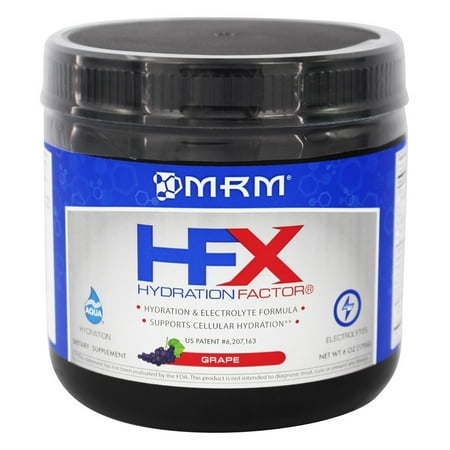 MRM HFX Electrolyte Powder, Grape, 20 Servings