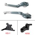 thumbnail image 1 of Levier de Frein et d'Embrayage Extensible Réglable pour Honda CBR500R CB500F/X 19-21 Argent, 1 of 10