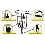 Home Gym Suspension Trainer Resistance Exercise Full Body Workout with X-mount