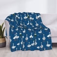 thumbnail image 3 of Fotbe Cartoon Geese With Xmas Manta de Franela con Estampado, Manta Ultrasuave para Cama, Sofá, Auto, Hipoalergénica y Antibolitas-60"x50", 3 of 6