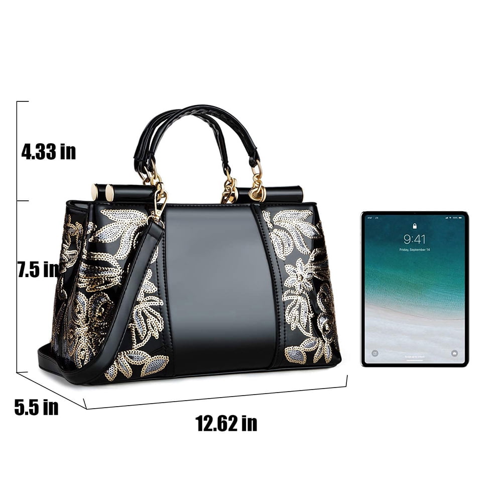 Designer patent leather handbags sale