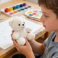 thumbnail image 5 of Kbndieu Teddy Bear Stuffed Animals, Small White Teddy Bear Plush Toy Birthday Christmas Valentines Day Gift for Kids Girl Friends, 5 of 6