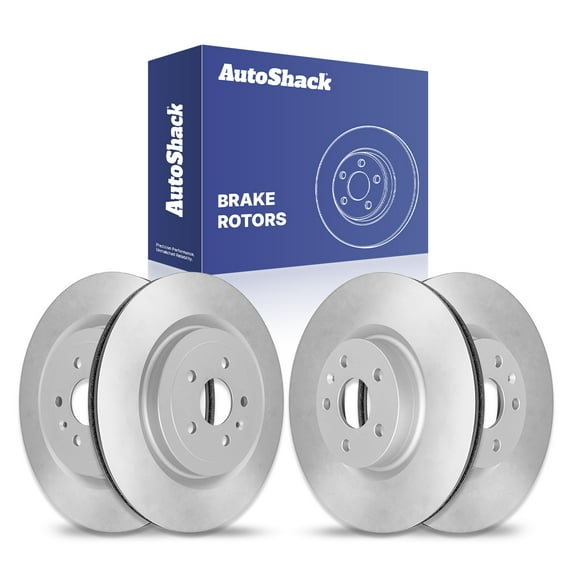 AutoShack Front Vented & Rear Vented Brake Rotors 4-PC Set Replacement for 2010-2012 Cadillac CTS