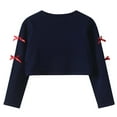 thumbnail image 5 of Zshosam Baby Girl Cardigan Sweaters Girls Cardigan Sweater School Uniforms Button Long Sleeve Knit Tops Size 1T 2T,(Navy 1-2 Years), 5 of 5