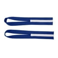 thumbnail image 3 of 2 juegos de pulsera de elevación lona antideslizante fuerza de mejora de la herida forma correa de levantamiento de pesas azul, 3 of 10