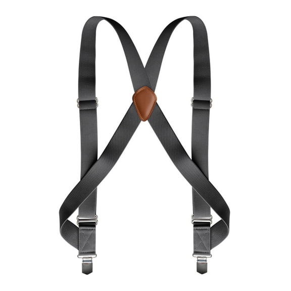 Lovskoo Mens Work Suspenders Side Clip Design Heavy Duty Adjustable for Outdoor Pants Cargo Trousers and Casual Wear