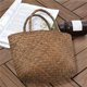 thumbnail image 5 of 6X Bolsa de Paja Informal Blsa Bolso de de Bolso de Mujer para Jardín Mini Bolsos de Ratán Tejido Hecho A Mano, 5 of 5