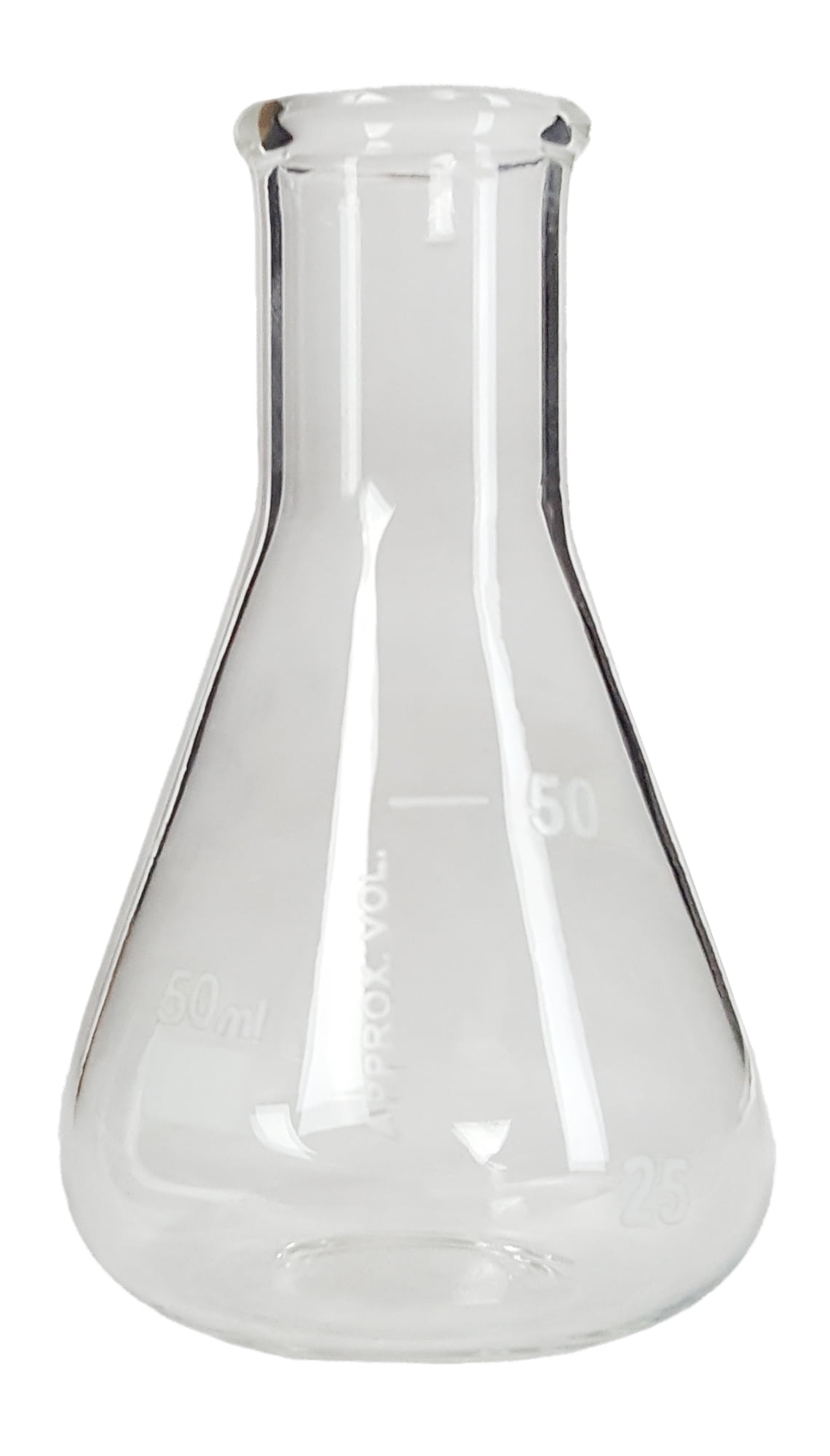 GSC International EF50CS Erlenmeyer Flask, Standard Neck, 50ml, Case