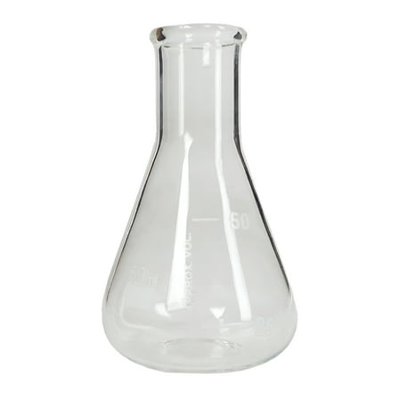 GSC International EF50 Erlenmeyer Flask, Standard Neck, 50ml