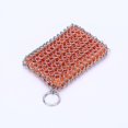thumbnail image 2 of Cast Iron Skillet Cleaner  Silicone Mesh Enhanced Scrubber Set Stainless Steel 3D Chain Metal Scraper for Castiron Skillet Griddle, 2 of 2