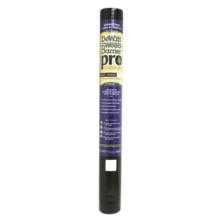 Dewitt PROBLK-350 3' X 50' Black Weed Barrier Pro