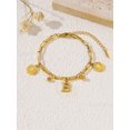 thumbnail image 1 of Pulsera de estilo hip hop con personalidad redonda de acero de titanio de moda, pulsera de estilo frío para novias estudiantes, 1 of 1