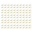 thumbnail image 2 of 100 Uds Clips de carpeta de melocotón dibujos animados lindos fuerte fuerza de sujeción abrazaderas de papel huecas de Metal resistentes para cuenta de oficina oro, 2 of 9