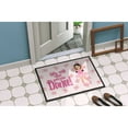 thumbnail image 2 of Carolines Treasures BB5388MAT Ballet Long Dark Hair Door Mat Indoor Rug or Outdoor Welcome Mat 18x27 Doormat  27"L x, 2 of 4