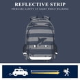 thumbnail image 5 of FORMRS Unisex School Backpack 17" Student Travel Bag with Laptop Compartment, Dark Sharks, 5 of 7