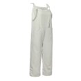 thumbnail image 3 of Homchy Women Plus Size Overalls Casual Loose Dungarees Romper Baggy Playsuit Jumpsuit, 3 of 5