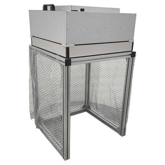 EQCOTWEA Vertical Laminar Flow Hood Air Flow Clean Bench Dust Free Work with HEPA Filter for Phone LCD Repair Workshop Laborato