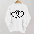 thumbnail image 2 of zbxnLI Womens Spring Sweatshirts Crew Neck Pullover Top Valentine's Day Tops Long Sleeve Sweatshirt Fashion Outfits, 2 of 6