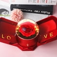 thumbnail image 2 of Preserved Flower Gifts for Women, Birthday Rose Flowers Gifts for Her, Anniversary Gift Ideas for Wife Girlfriend, Box Flower with Necklace Gifts for Mom Grandma(Red), 2 of 4