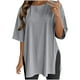 thumbnail image 2 of mfyjkho Tops Para Hacer Ejercicio Para Mujer, Blusa Informal De Encaje De Manga Corta Con Capucha Y Cuello Redondo De Talla Grande Para Mujer Tops Para Salir Para Mujer Xl, 2 of 7