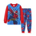 thumbnail image 1 of Conjuntos de pijamas de manga larga para niños y niñas, ropa de dormir para bebés, Mickey, Minnie Mouse, Spiderman, coches, 1 of 4