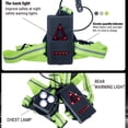 thumbnail image 4 of Luz LED de pecho Eigraketly recargable para correr de noche con 3 Modos y gran alcance, 4 of 6