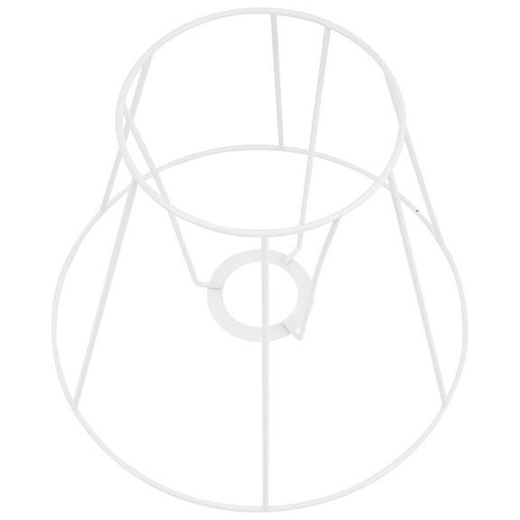 ELAYARD DIY Lamp Shade Frame for Table Lamps Made of Sturdy Iron Material White Color Fits Most Scenes 6.5 Inches