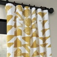 thumbnail image 3 of Triad Gold Printed Cotton Twill Curtain (1 Panel), Triad Gold, 50W X 96L, 3 of 6