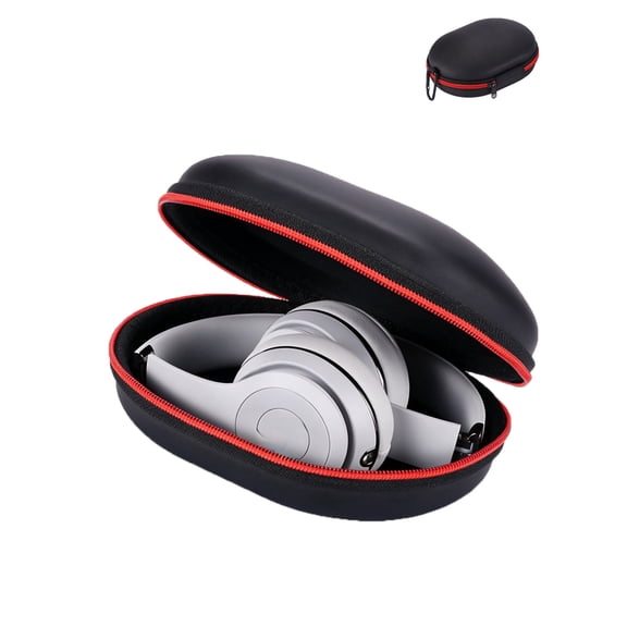 HYRACPO Carrying Case for Beats Studio Pro//Studio3/Solo 2/Solo 3 Headphone storage case, Portable Protective Storage Travel Bag with Zipper-Gray