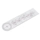thumbnail image 5 of Goniómetro, regla de ángulo de goniómetro de PVC rango de movimiento de las articulaciones de medida de 360 ​​grados para fisioterapia, 5 of 5