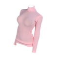thumbnail image 4 of Camisa de manga larga a escala 1/6, parte superior elástica, accesorios de ropa para figuras de acción rosa, 4 of 9