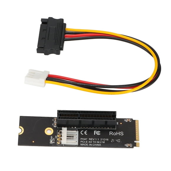 NGF PCIE Expansion Card,NGFF/M.2 to PCIE X4 NGF PCIE Riser Card Pcie Expansion Card Effortless Installation