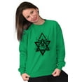 thumbnail image 4 of Triangle Eye Star Symbolic Spirit Sweatshirt for Men or Women Brisco Brands S, 4 of 6